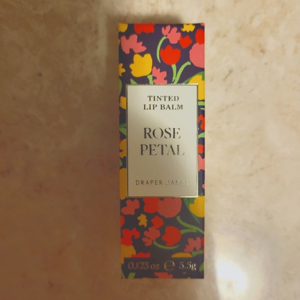 Draper James lipbalm in Rose Petal